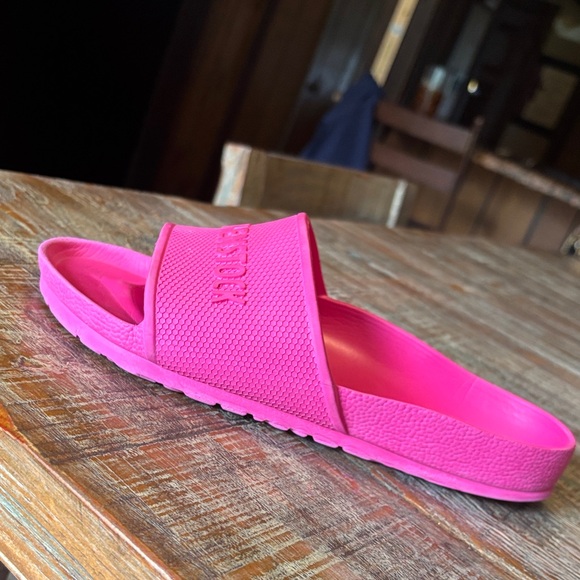 Birkenstock Fuchsia Slide Sandals - Picture 3 of 6